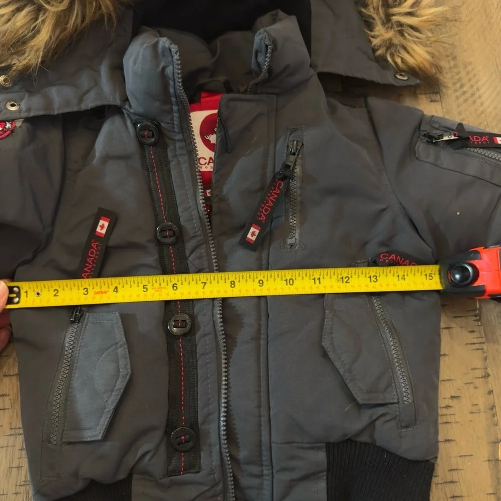 Puffer Coat Canada weather Gear 🍁Jacket with Fur Hood